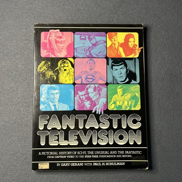 Other - FANTASTIC TELEVISION Gary Gerani Paul Schulman 1977 Harmony Books Vintage Movies